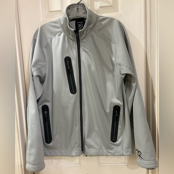Zero Restriction Jacket Men’s Performance Tour Series, Zip, Gray, Nice!  Sz S - Picture 10 of 12